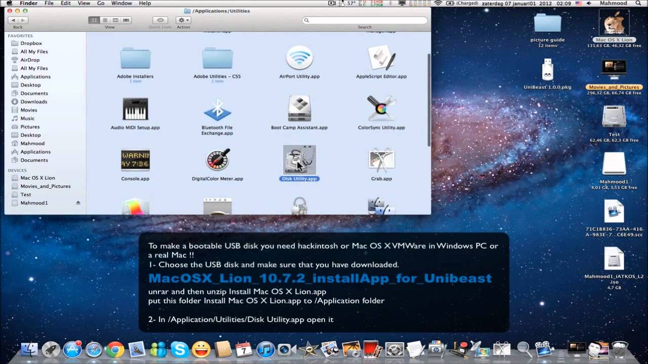 make bootable mac os x usb on windows for mac
